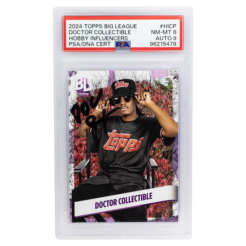 2024 TOPPS BIG LEAGUE HOBBY INFLUENCERS DOCTOR COLLECTIBLE  #HICP PSA NM-MT 8  Cert #96215478