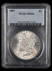 1897 $1 PCGS MS64 MS64