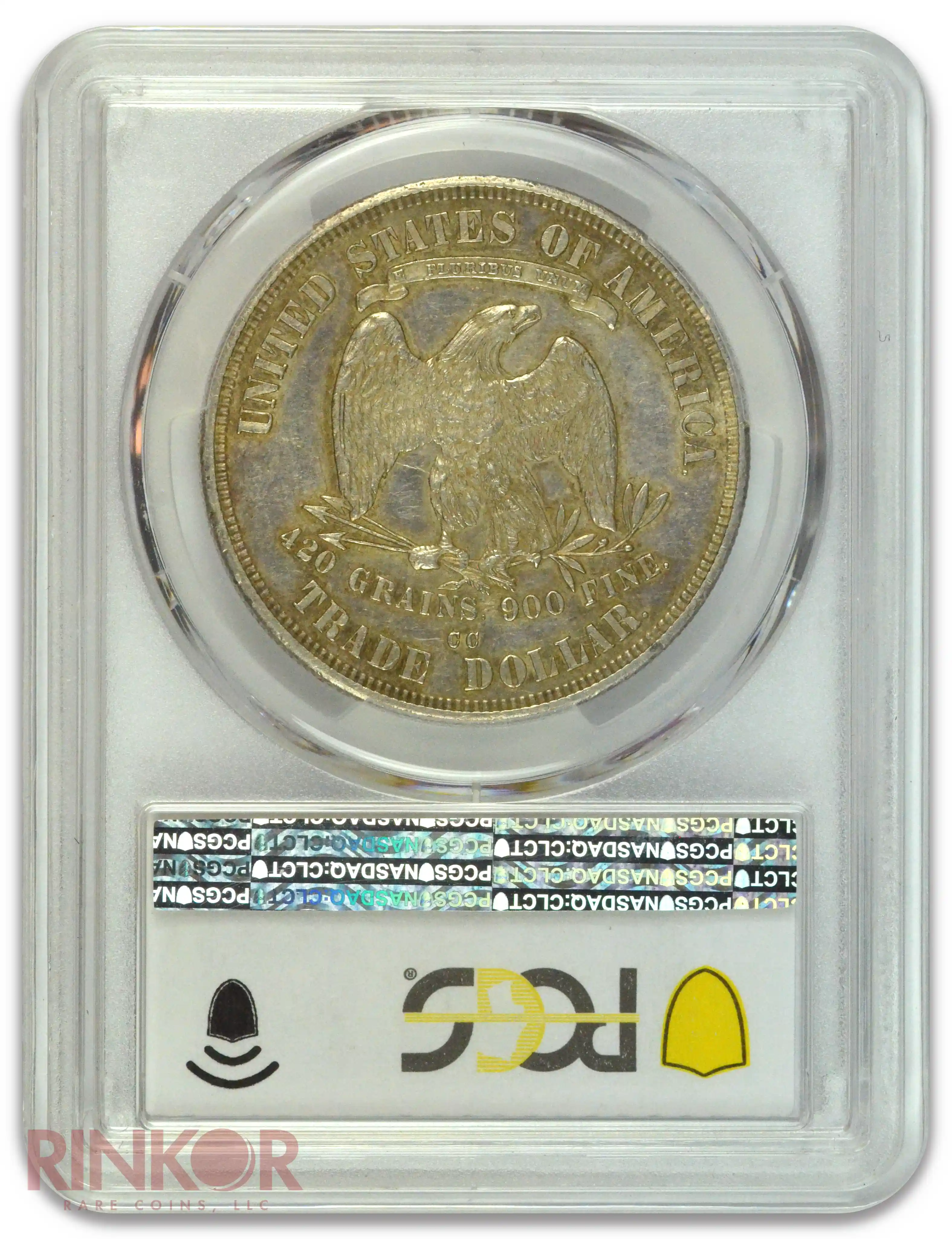 1877-CC $1 Trade Dollar PCGS AU-55