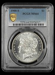 1900-S $1 PCGS MS 64