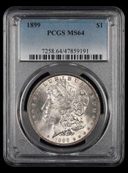 1899 $1 PCGS MS64 MS64