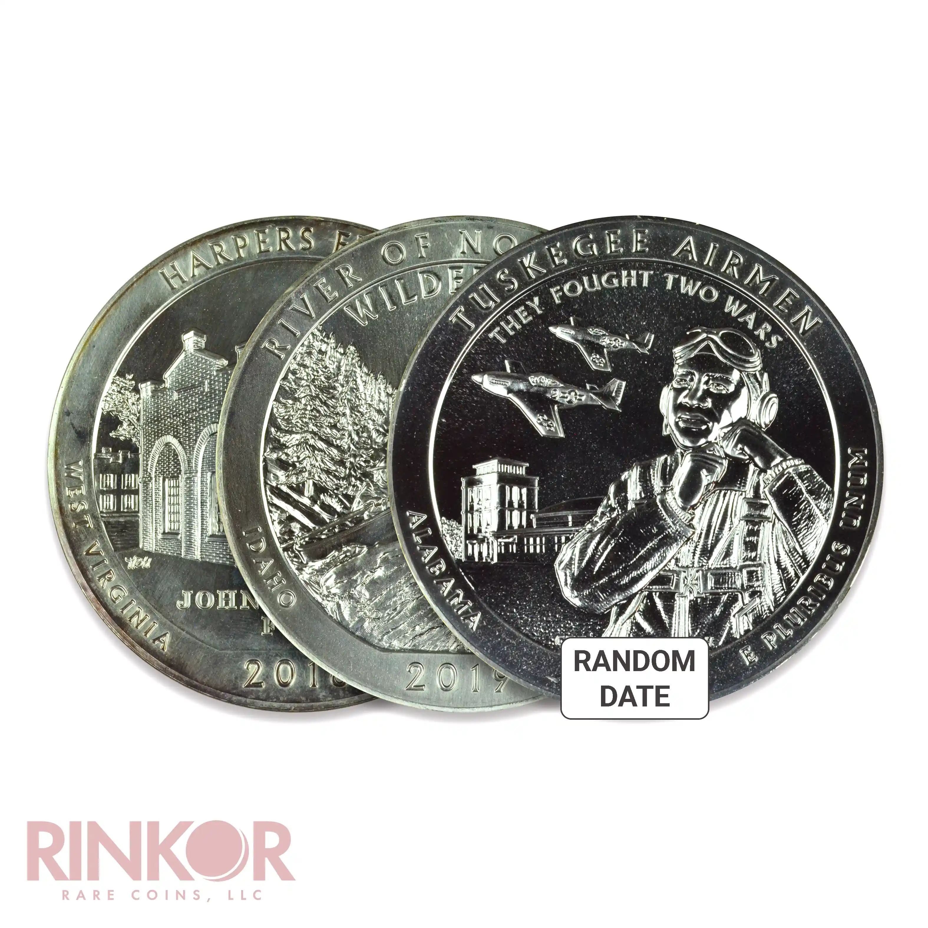 5oz America the Beautiful Gem BU (Random Date)