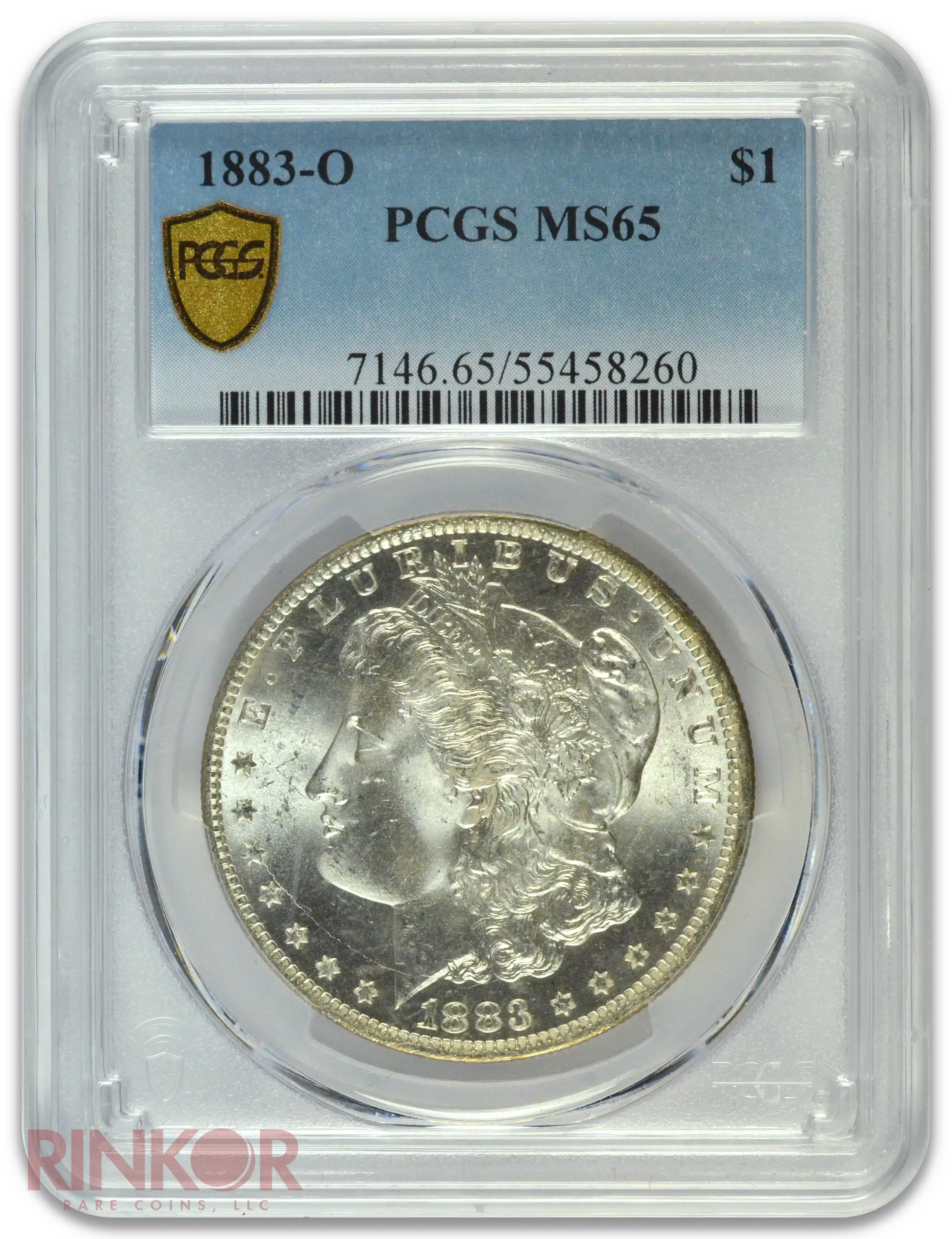 1883-O $1 PCGS MS 65