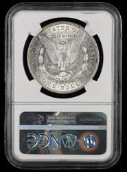 1886 S $1 NGC AU-55