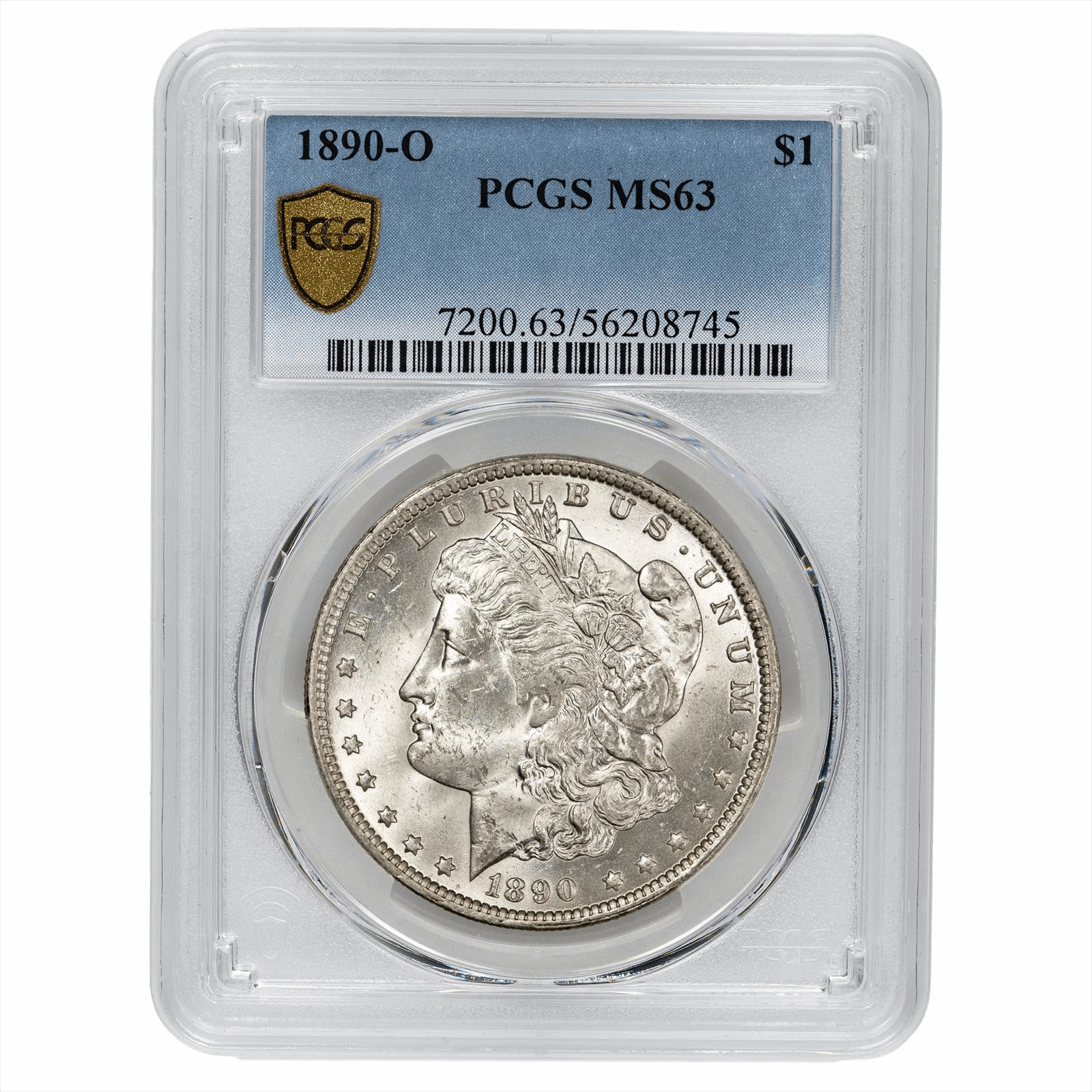 1890-O Morgan Silver Dollar $1 PCGS MS 63