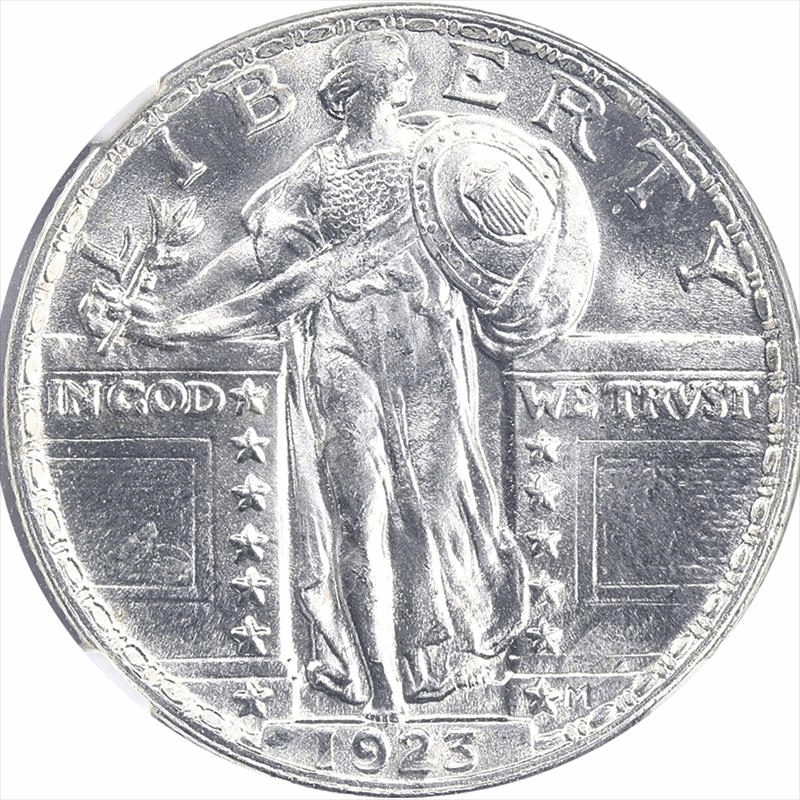 1923 Standing Liberty NGC MS 66 CAC - Nice Original Lustrous Coin