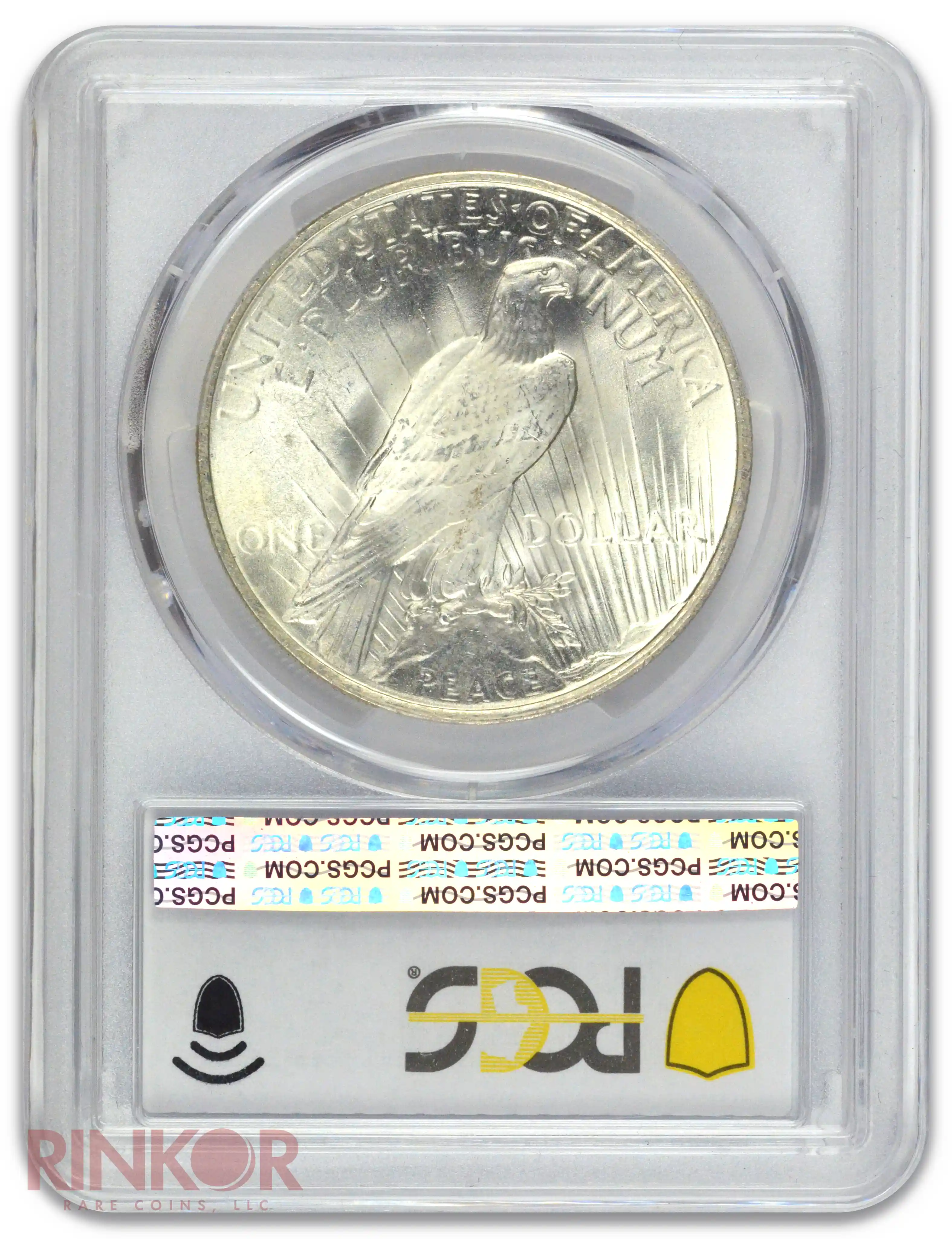 1923 $1 Peace Dollar PCGS MS 65