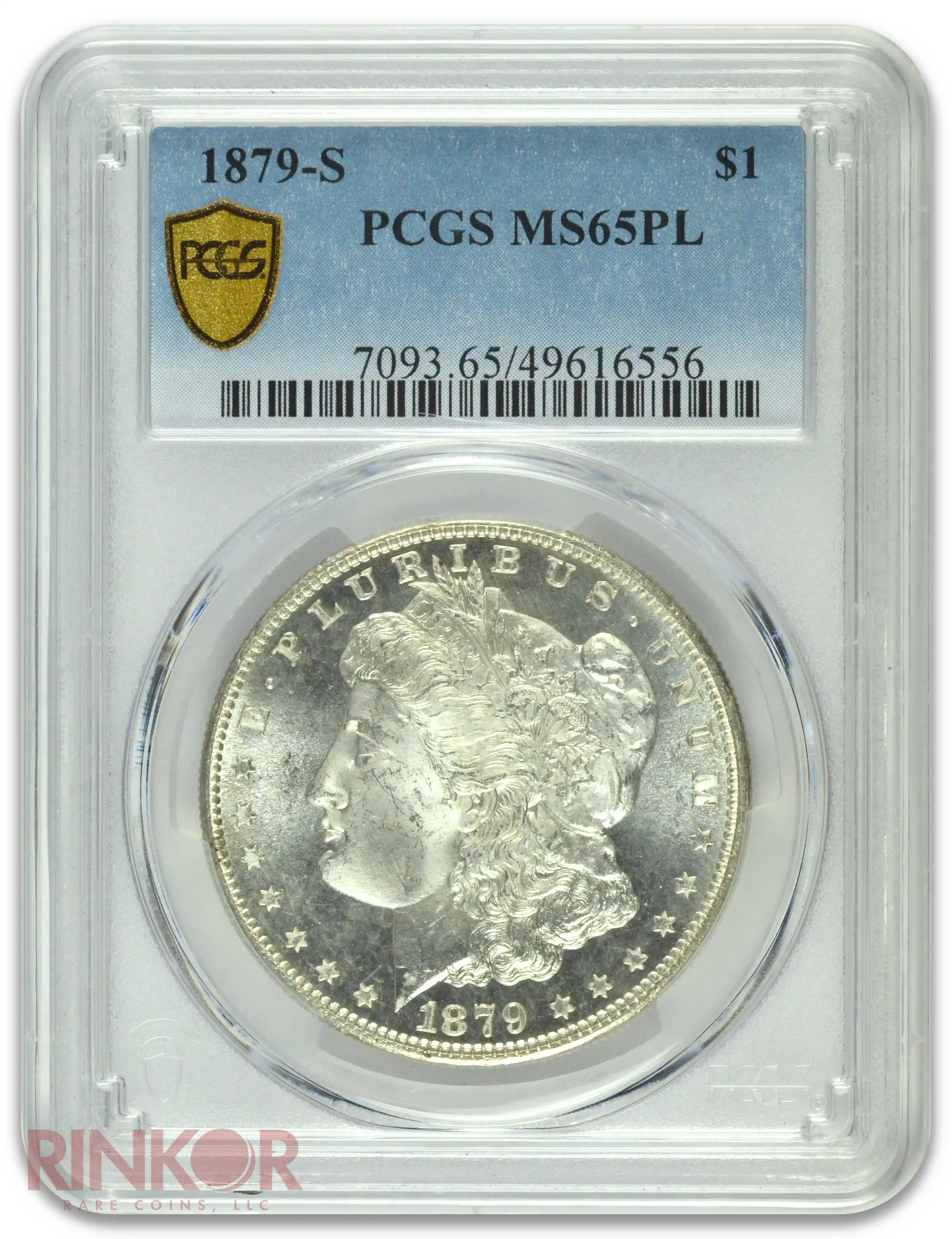 1879-S $1 PCGS MS 65 PL