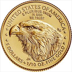 2022 $5 1/10oz. American Gold Eagle, BU