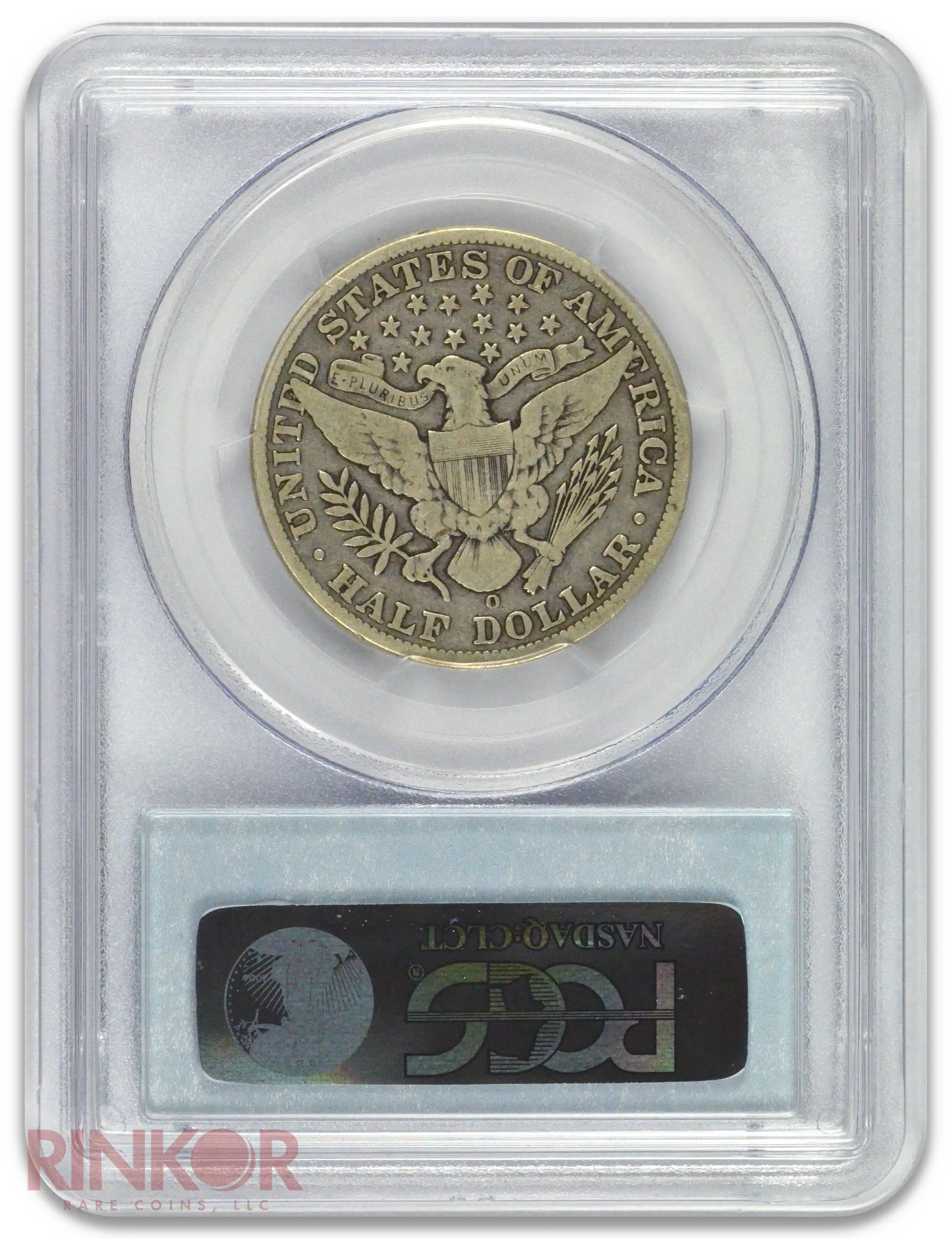 1909-O Barber Half Dollar PCGS F-12