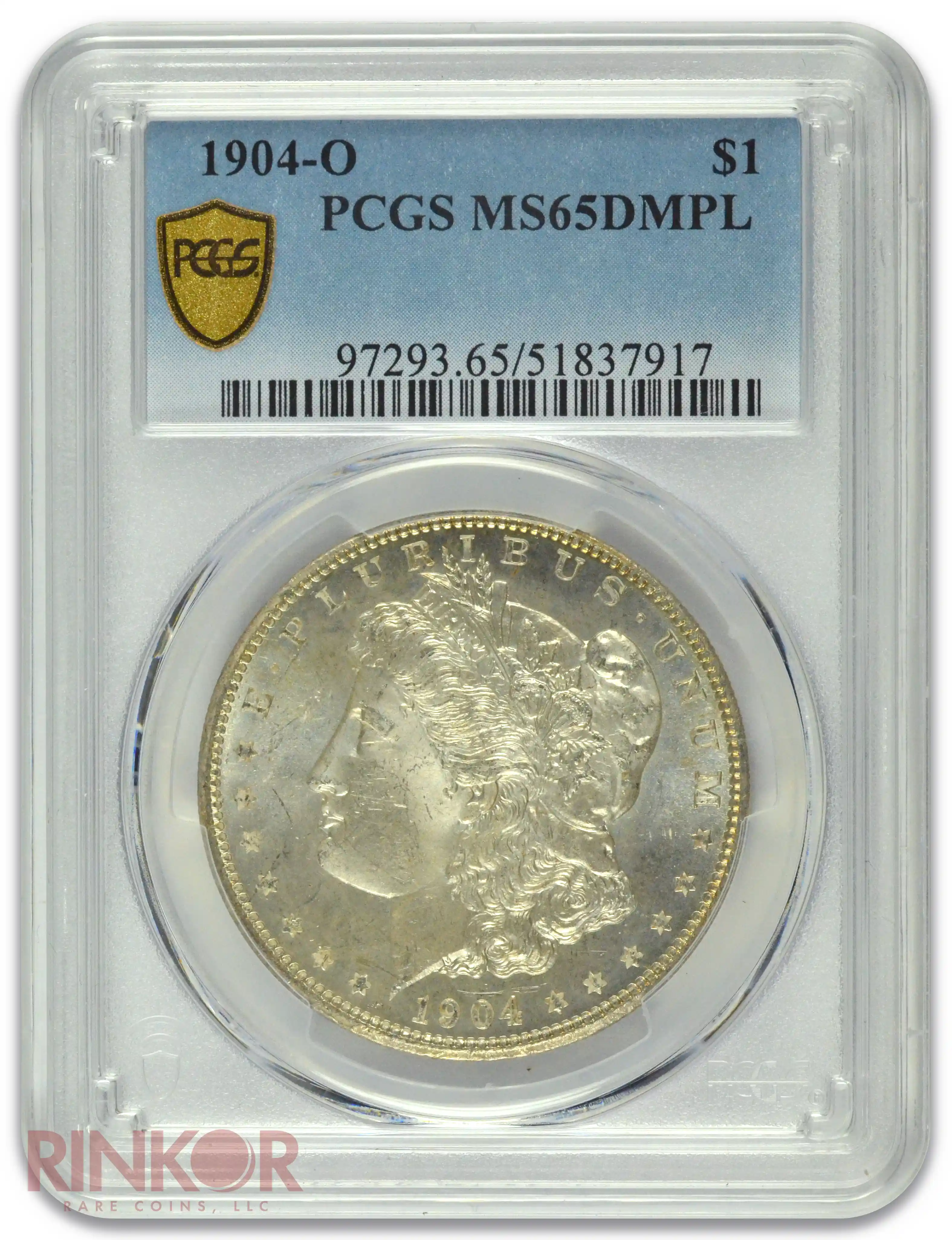 1904-O $1 Morgan Dollar PCGS MS 65 DMPL