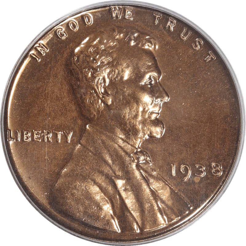 1938 Lincoln Wheat Cent 1c PCGS PR65 RD
