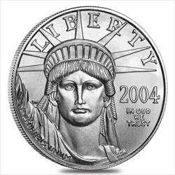 2004 $50 1/2oz.  American Platinum Eagle 
