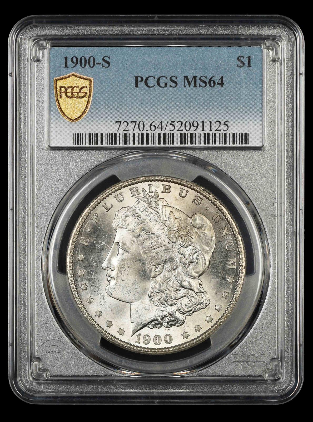 1900-S $1 PCGS MS 64