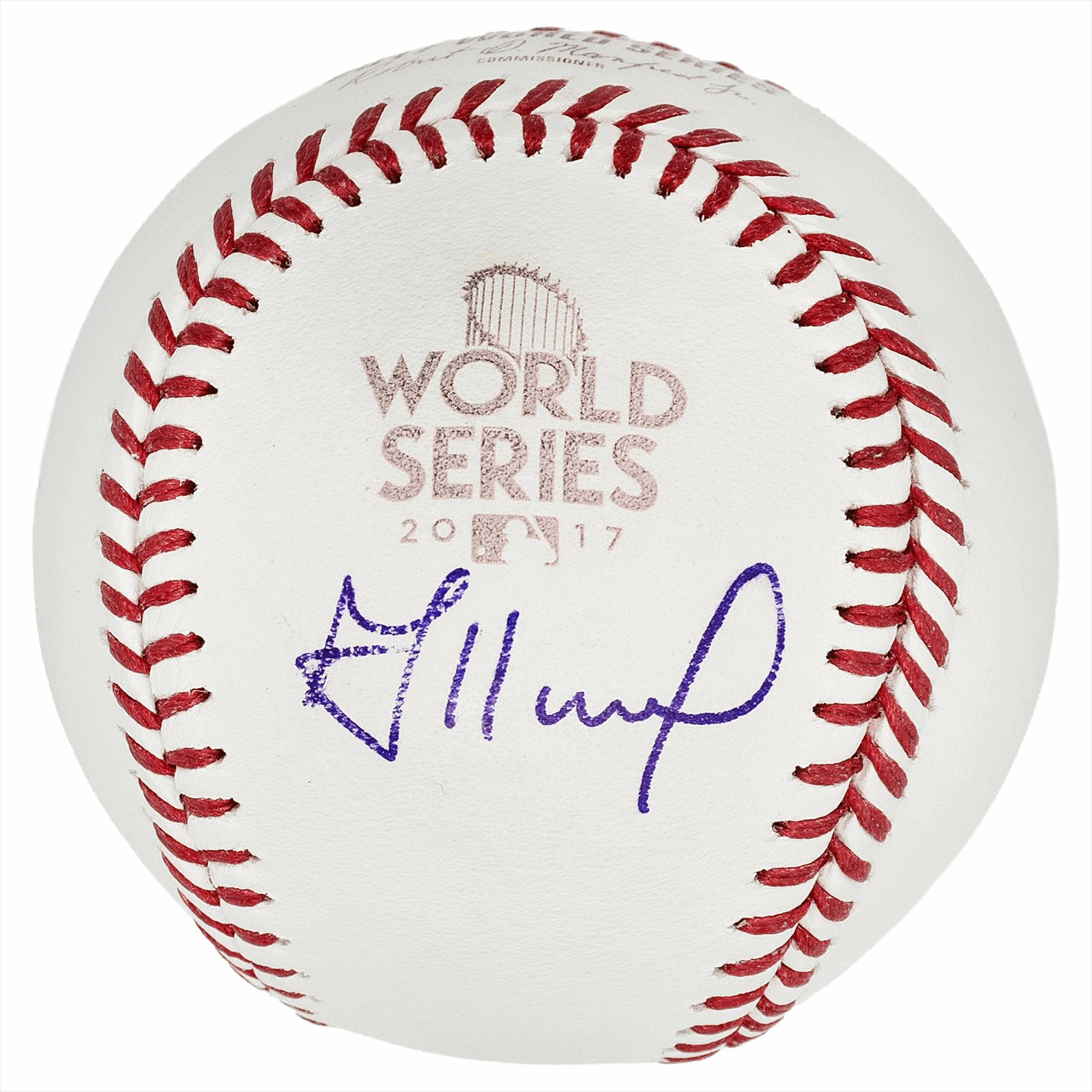 2017 Jose Altuve World Series Signed Baseball Beckett Certified 