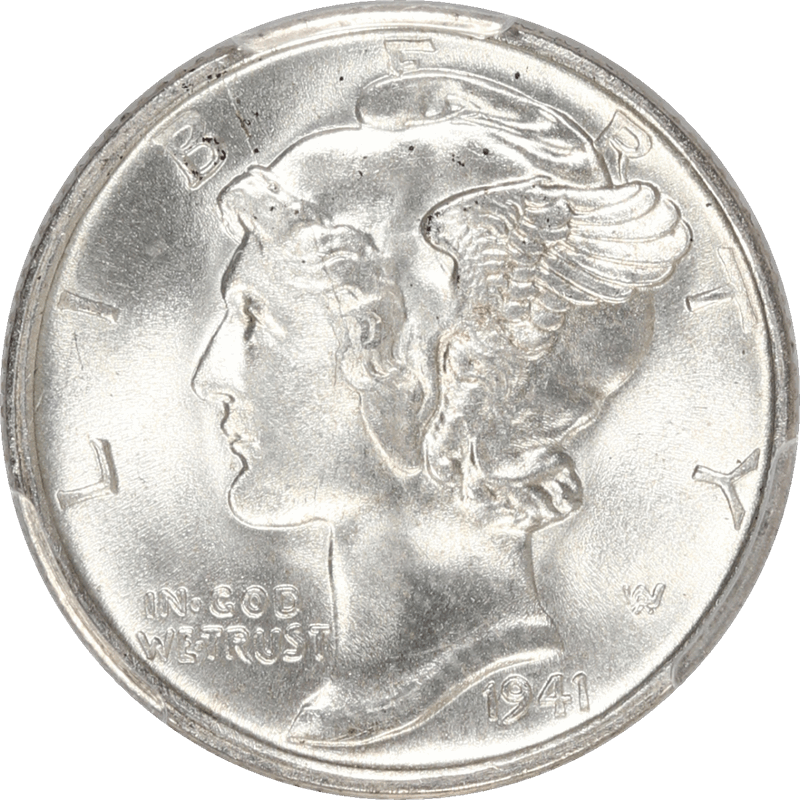 1941-S Mercury Dime 10c, PCGS MS 65 - Nice Original Coin