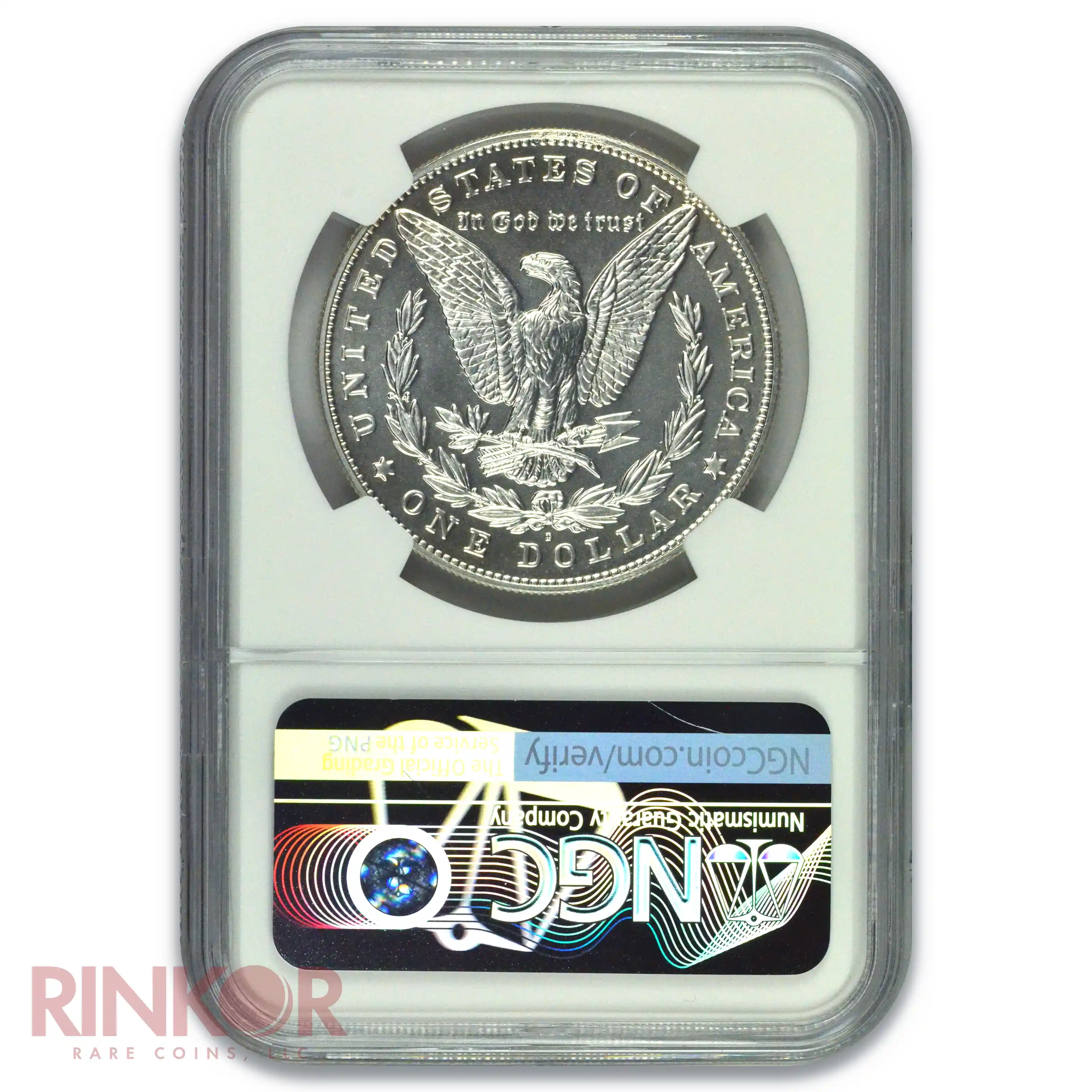 2021-D Struck Thru Obverse and Reverse $1 Morgan Dollar NGC MS 69
