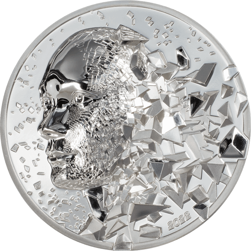 2022 Silver Burst Series -2nd Edition 3oz Silver Burst Ultra High Relief- 