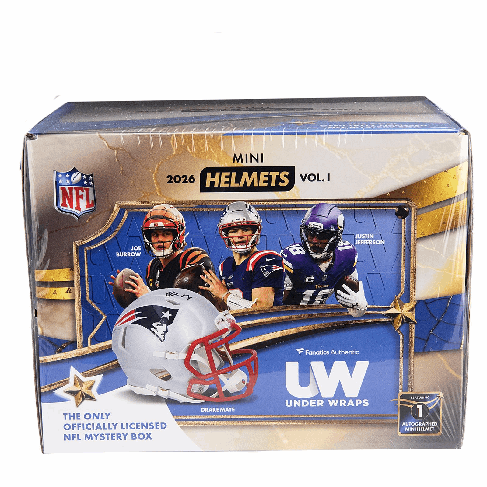 2026 Fanatics Authentic Under Wraps Mini Helmets Vol. 1 