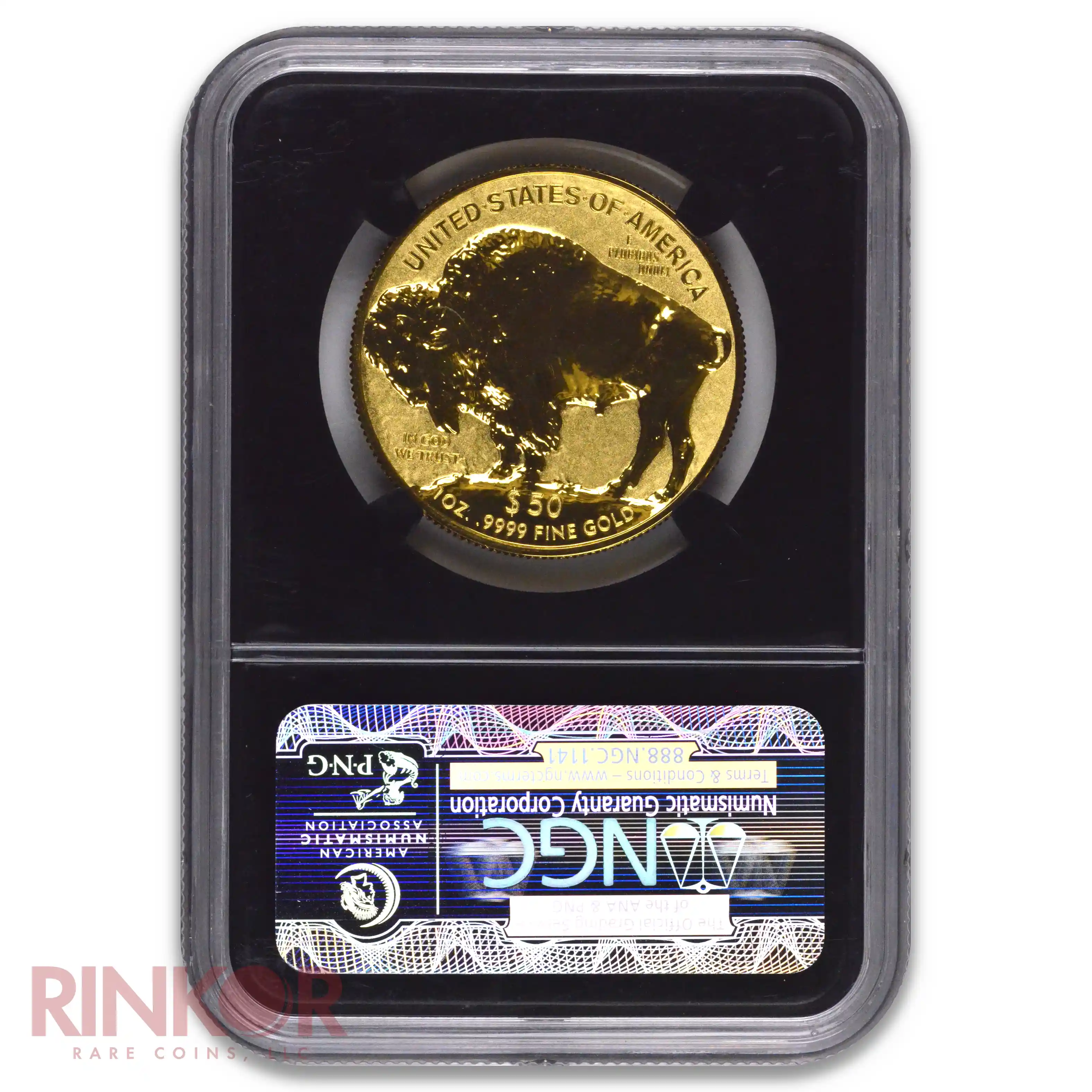 2013-W Reverse Proof 1oz American Gold Buffalo Early Releases Black Core NGC PF 69