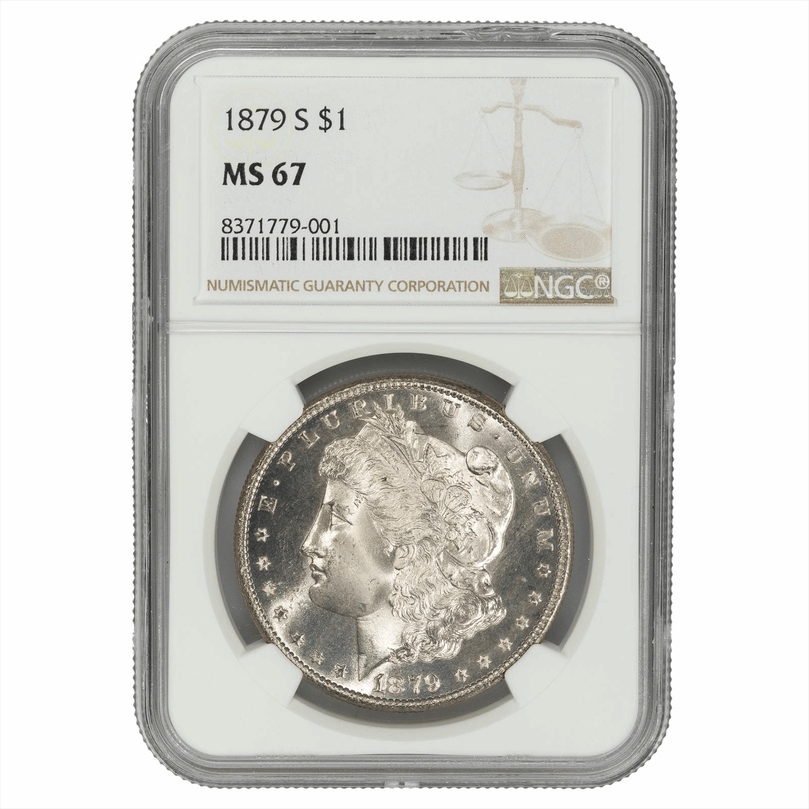 1879-S $1 Morgan Silver Dollar NGC MS 67 