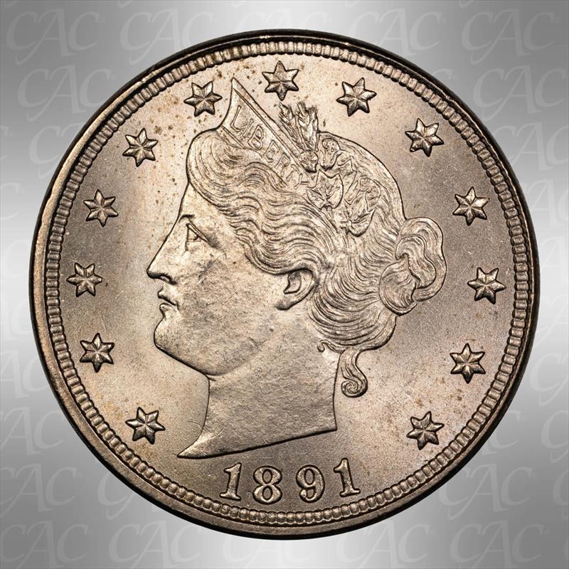 1891 5C CACG MS 65