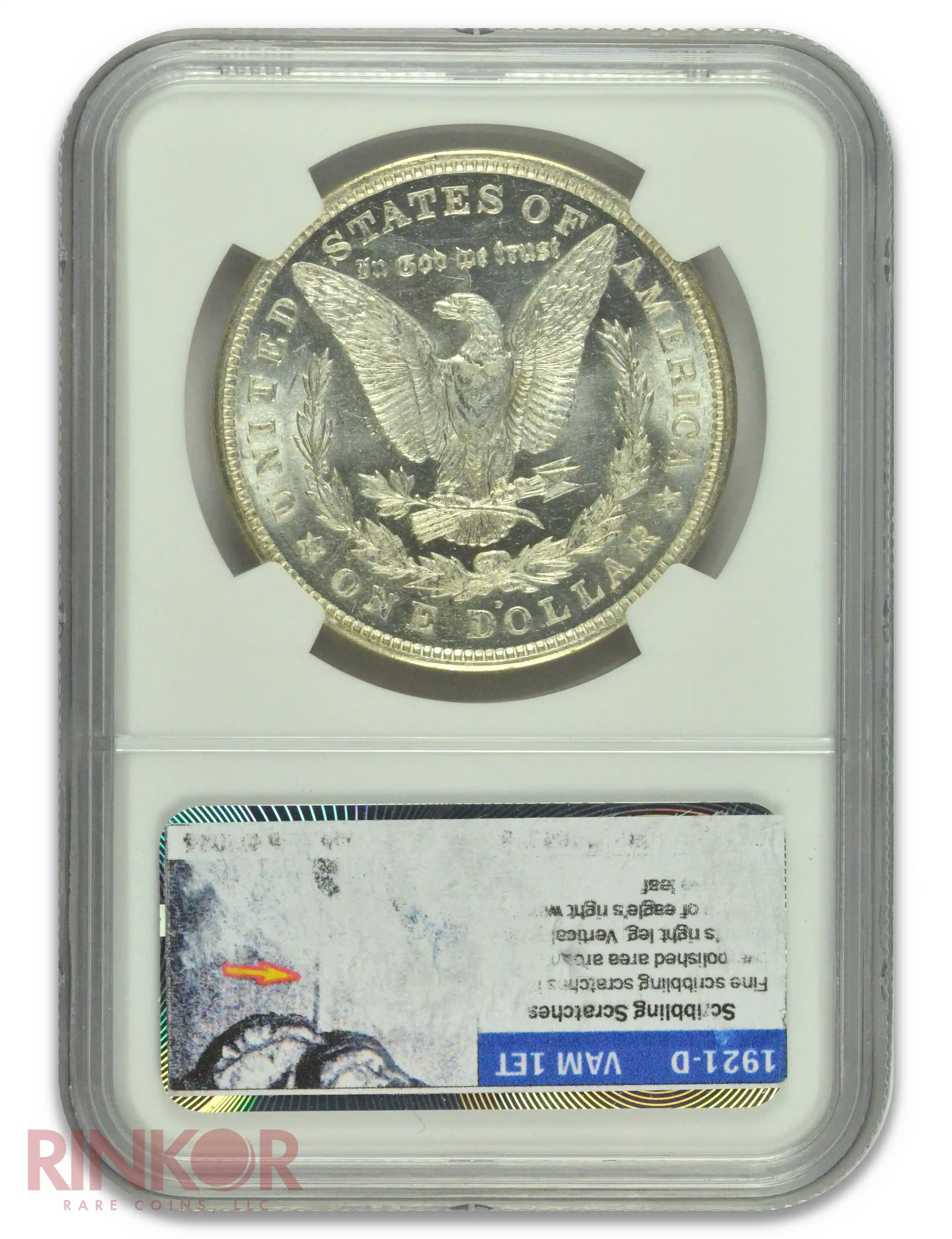 1921-D $1 NGC MS 62 PL