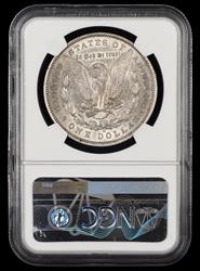 1896 O $1 NGC AU55 AU55