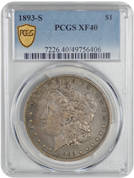 1893-S Morgan PCGS XF-40