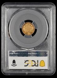 1874 $1 Gold PCGS F-12