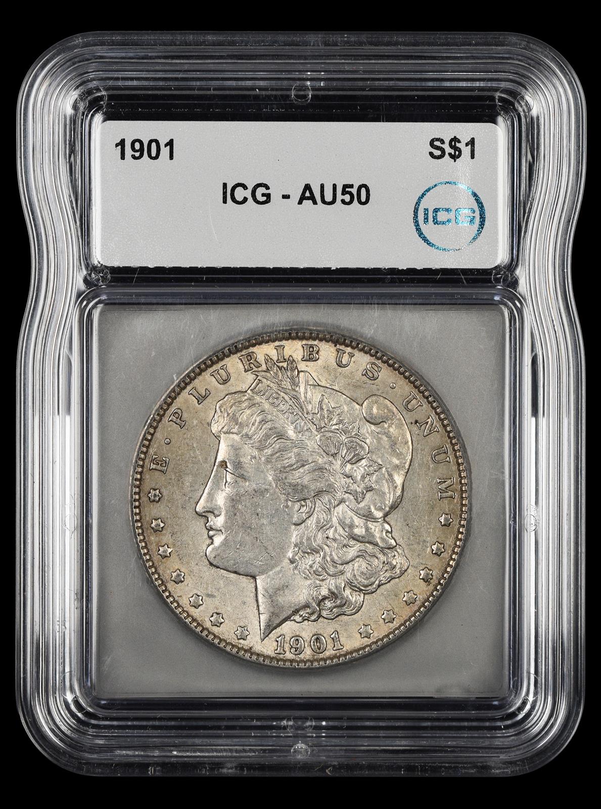 1901 $1 ICG  AU50