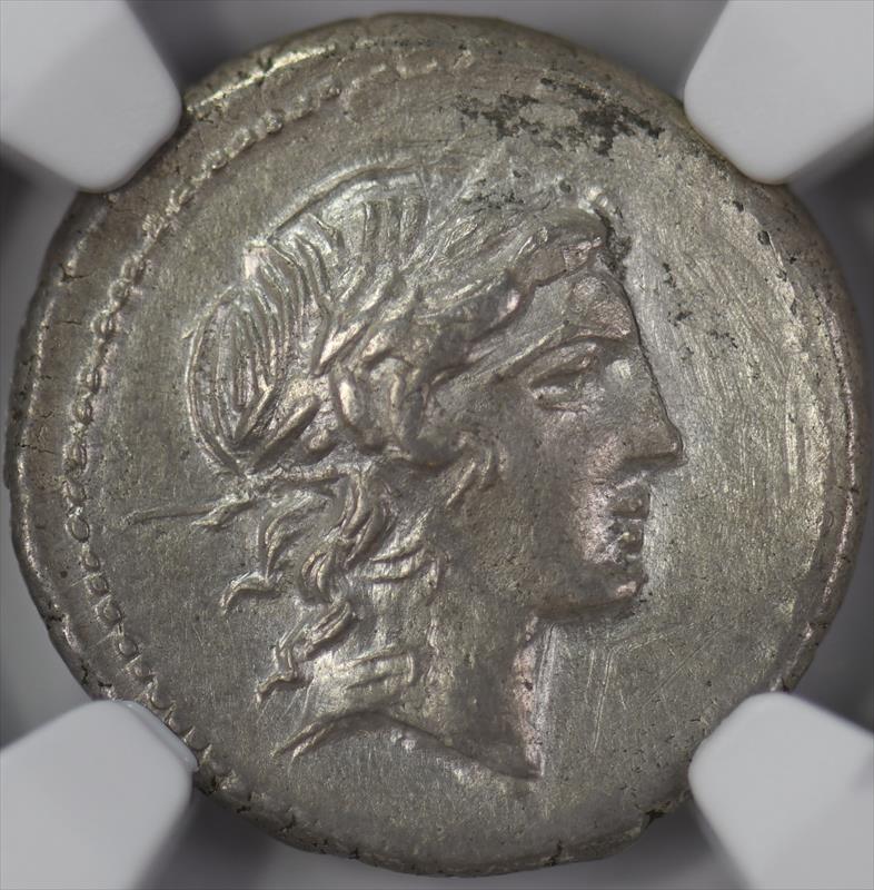 Roman Republic L.Censorinus, C.82 BX AR Denarius Brushed XF 