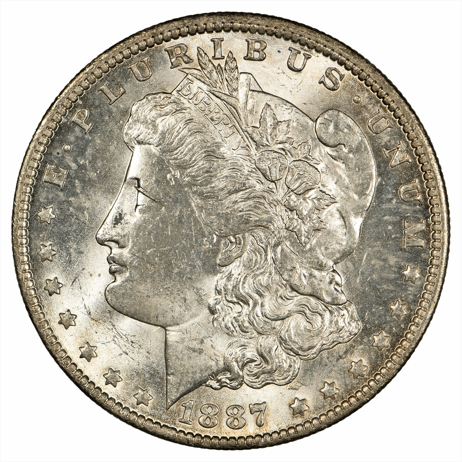1887O Morgan Silver Dollar $1 Raw 