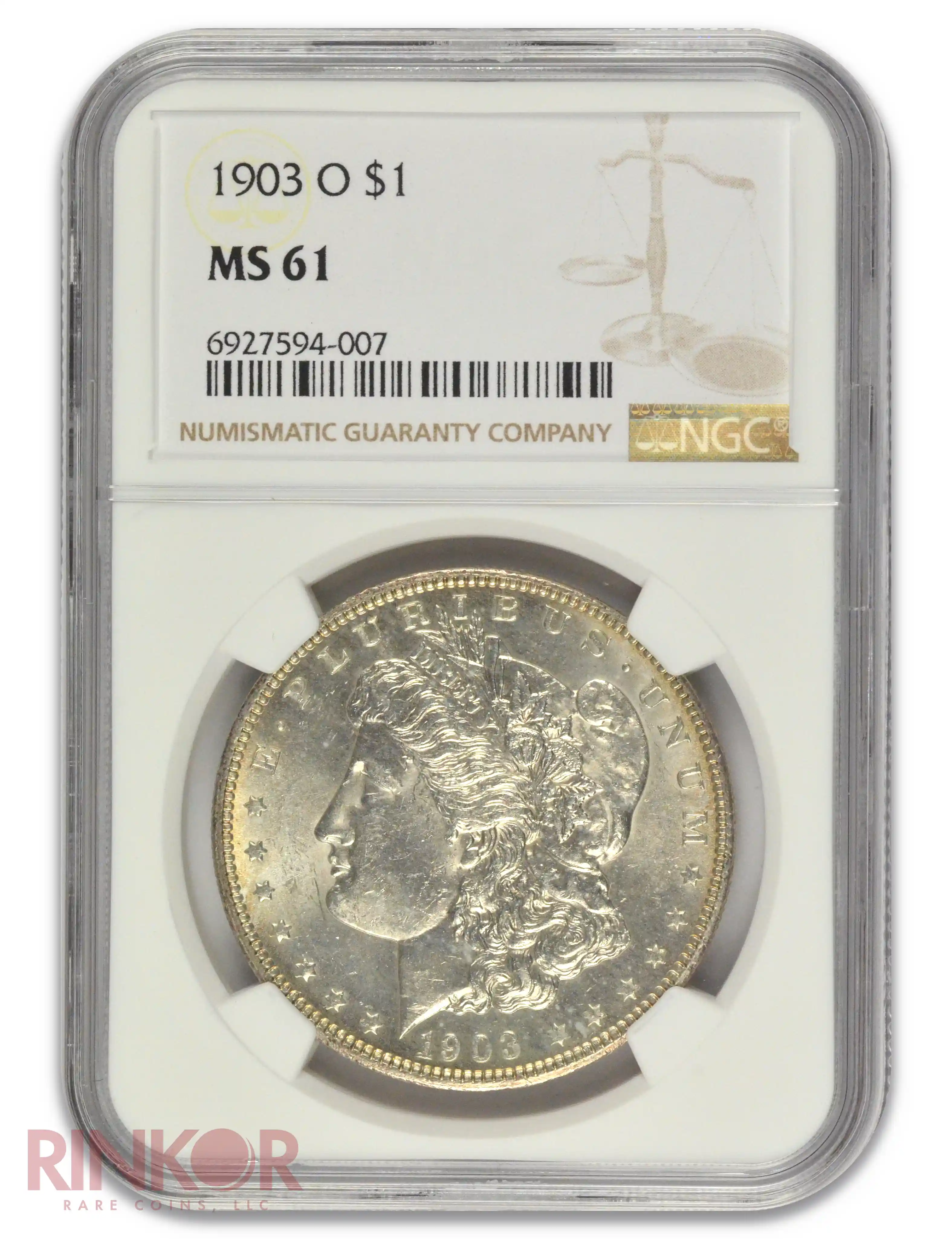 1903-O Morgan Dollar NGC MS 61 