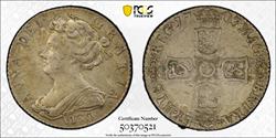 1703 Great Britain 6D PCGS AU55 