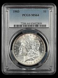 1903 $1 PCGS MS 64