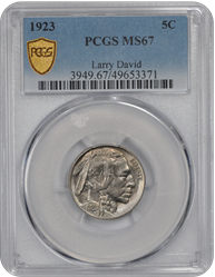 1923 Buffalo PCGS MS 67