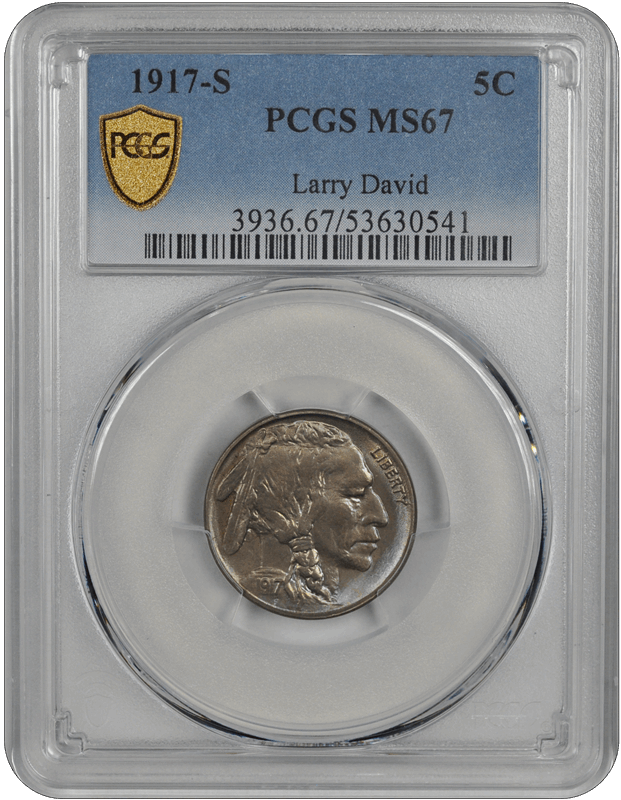 1917-S Buffalo PCGS MS 67