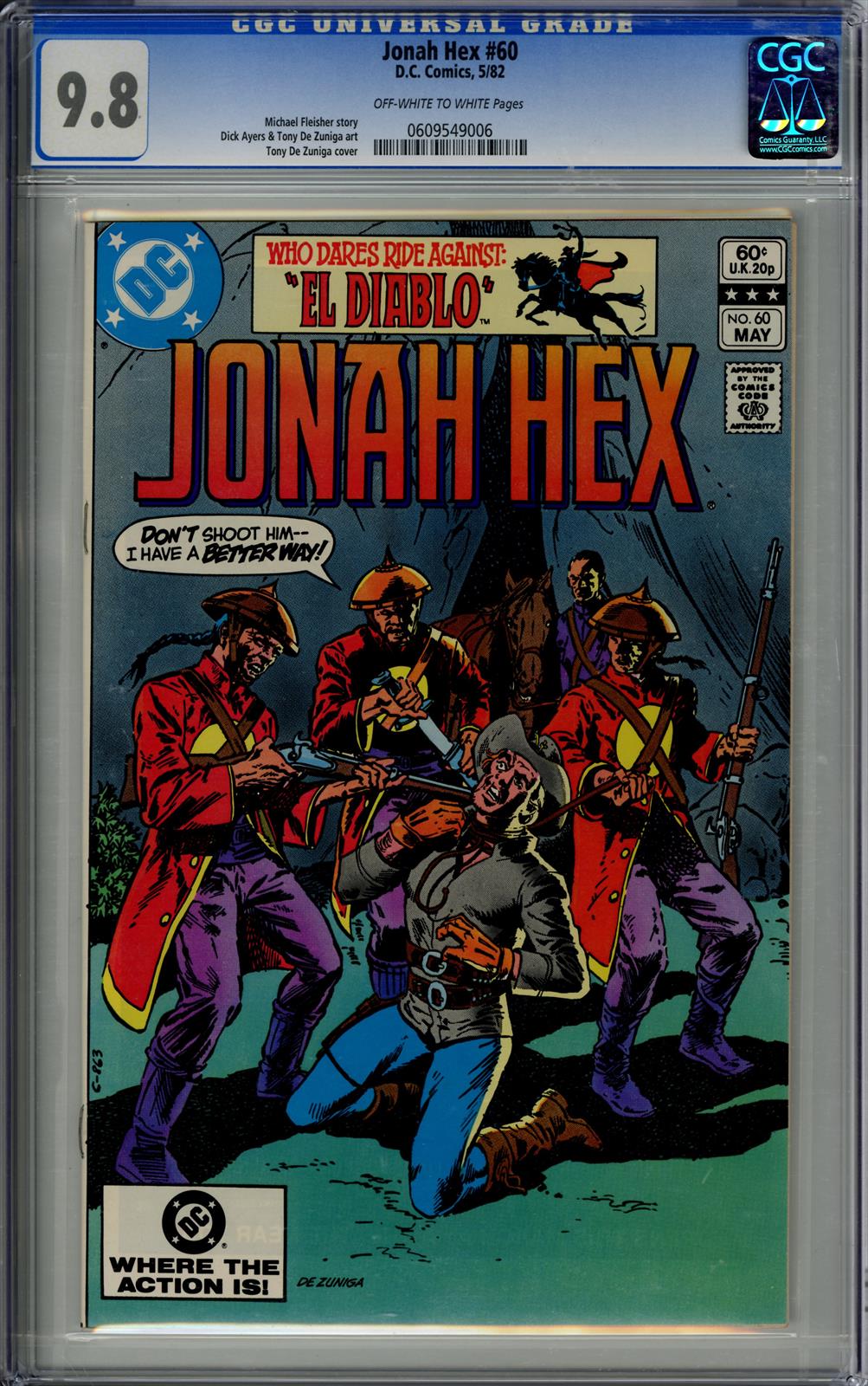 Jonah Hex #60 CGC 9.8 (D.C., 1982) 