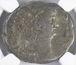 Egypt, Alexandria Nero AD 54-68 Tetradrachm NGC Ch F 