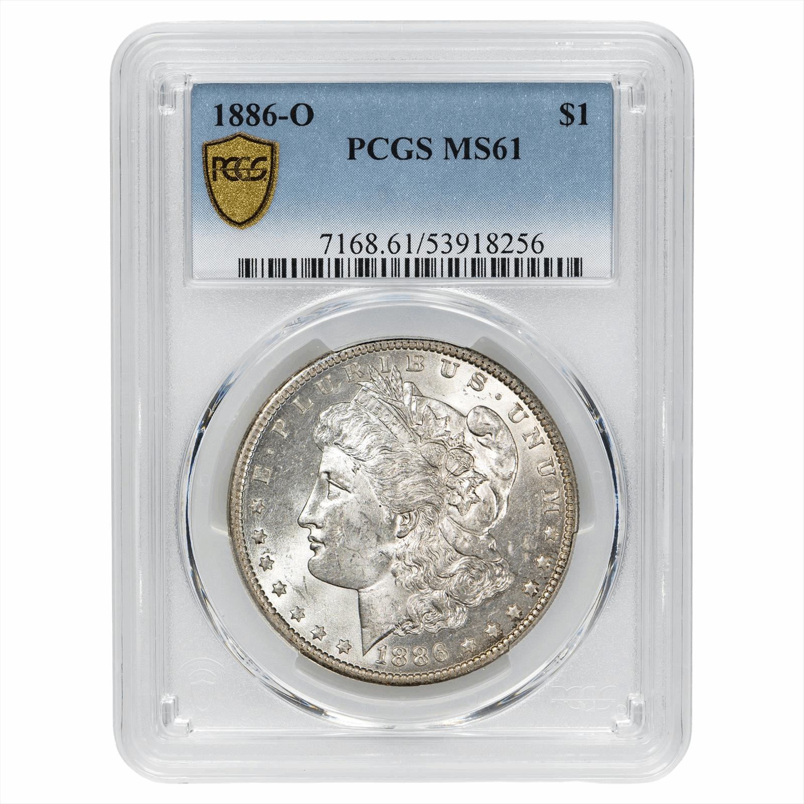 1886-O Morgan Silver Dollar $1 PCGS MS 61