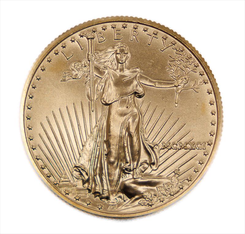 1991 $25 American Gold Eagle 