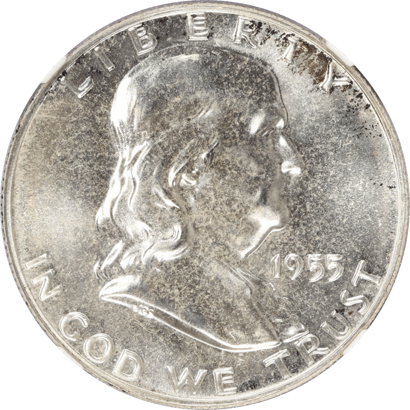 1955 Franklin Half Dollar NGC PR 67 