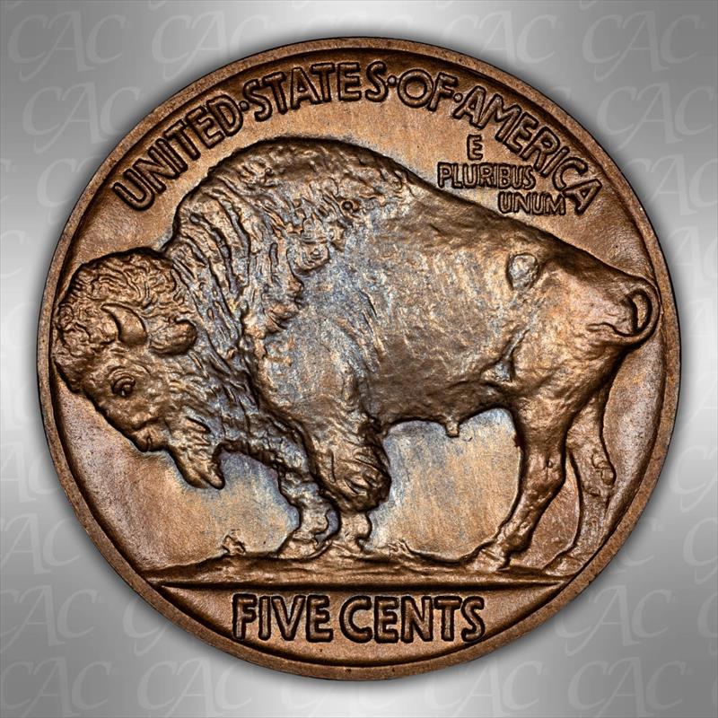 1915 Matte Finish 5c CACG PR 66