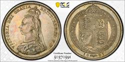 1887 Great Britain S-3926 Jubilee Head PCGS MS63 