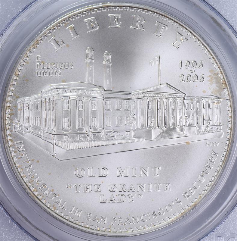 2006-S $1 San Francisco Old Mint PCGS MS70 