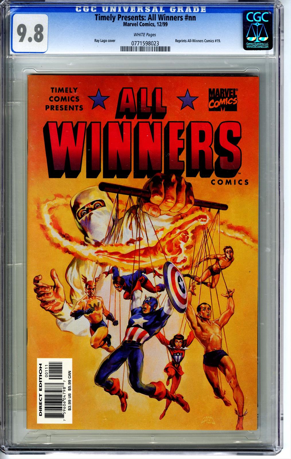 Timely Presents: All Winners #nn CGC 9.8 9.8