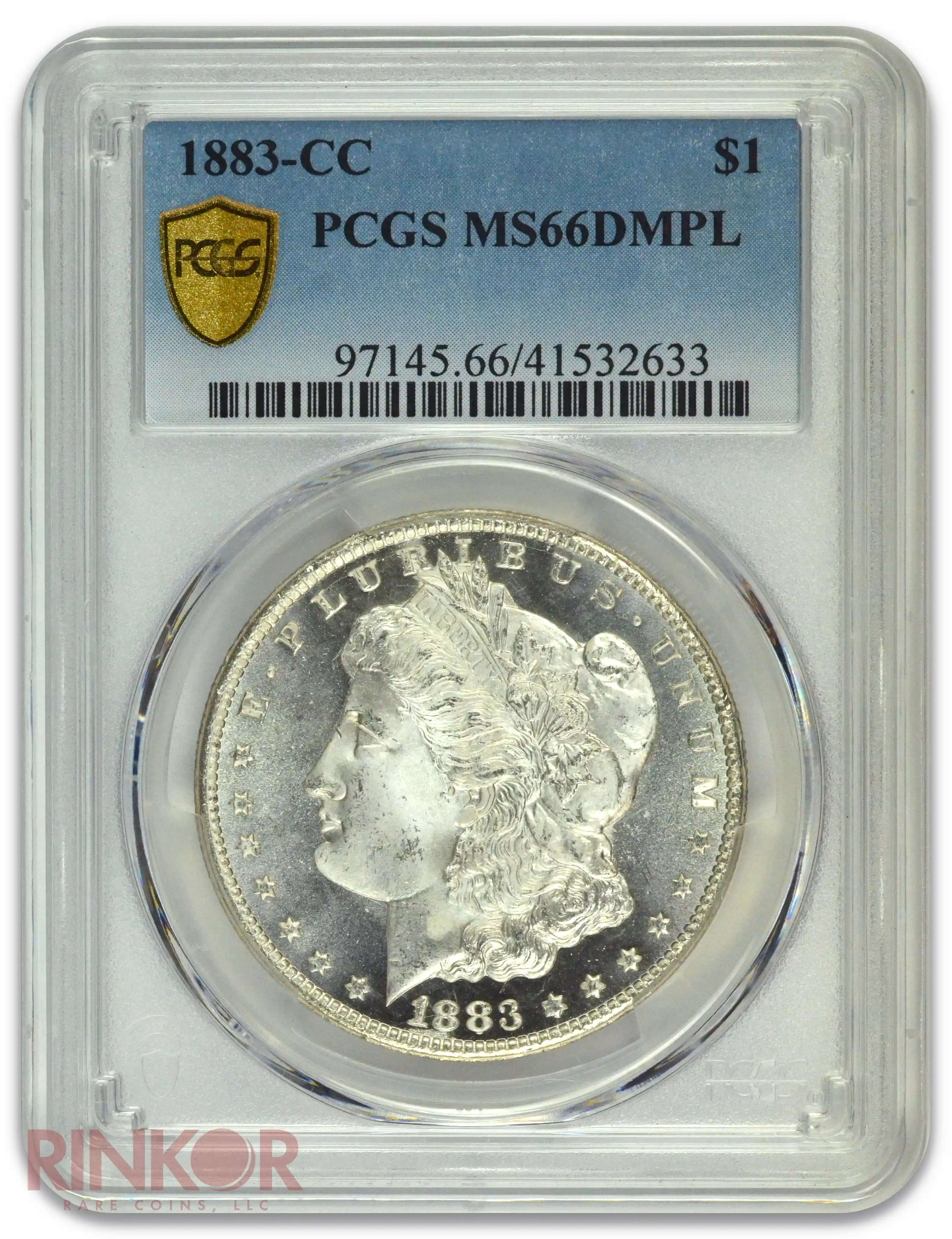 1883-CC $1 Morgan Dollar PCGS MS 66 DMPL