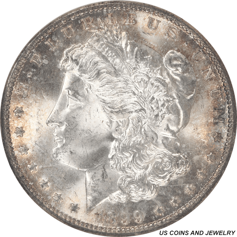 1899-O Morgan Dollar Silver NGC MS 65 - Lightly Toned