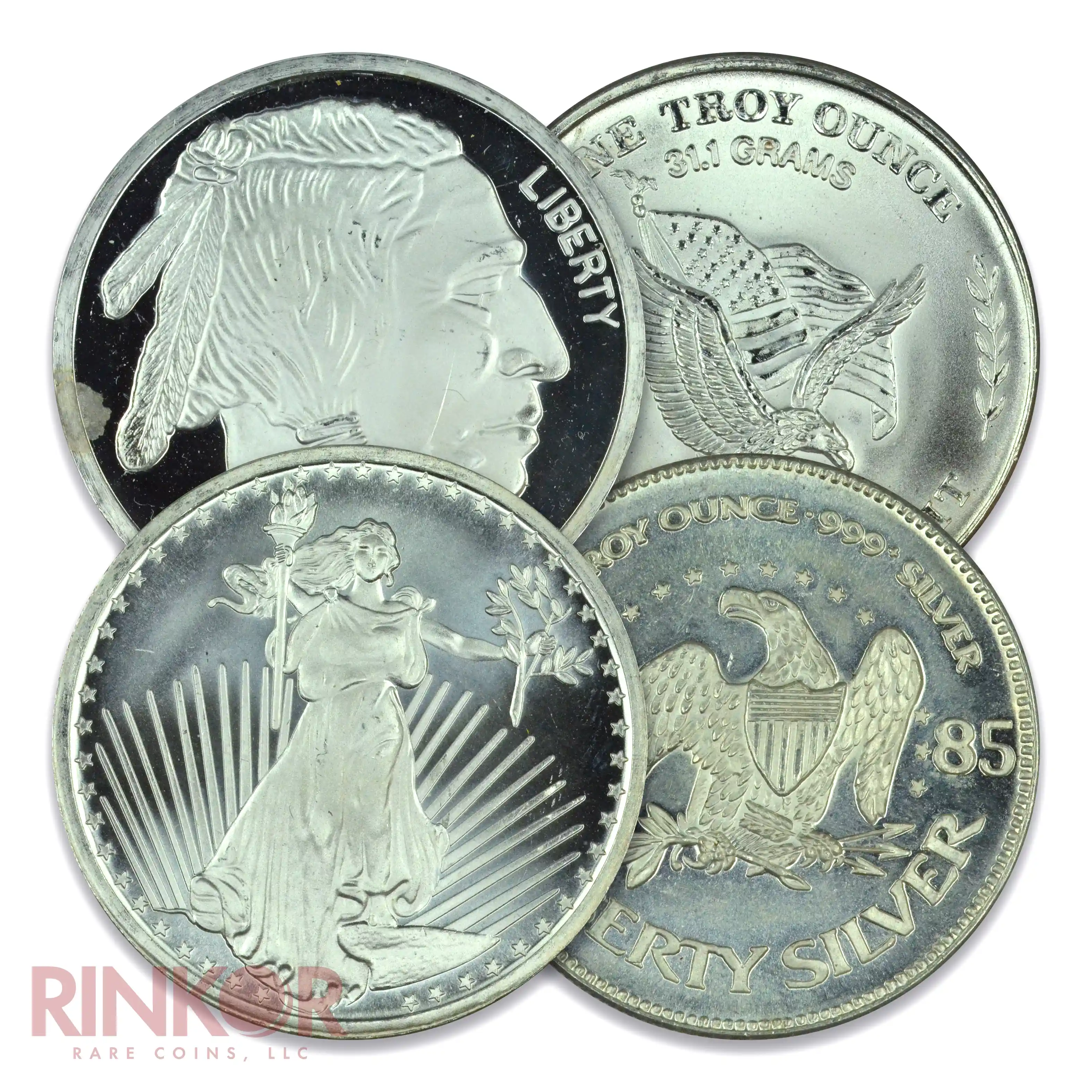 1oz Silver Round (Assorted Brands and Designs)